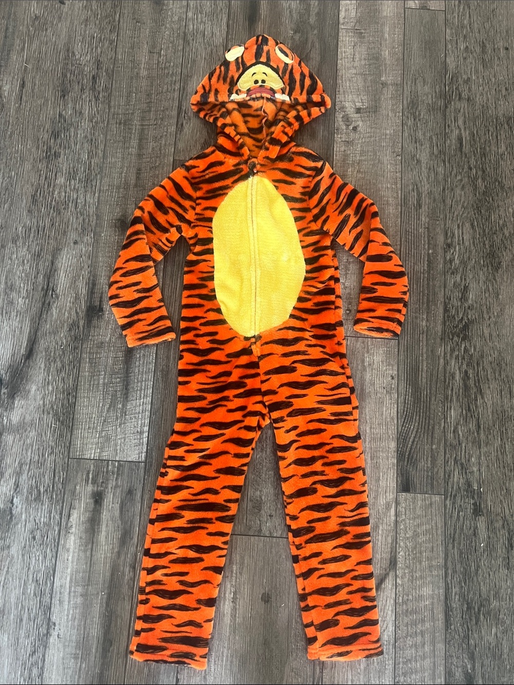 Disney Tigger Hooded Plush Jumpsuit Costume 4-5years
